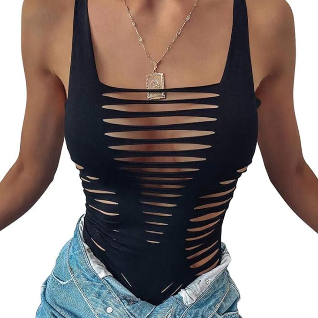 Clubwear Black Bodysuit